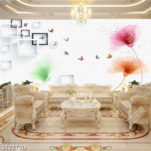 Tranh lụa hoa ghép màu tím in uv