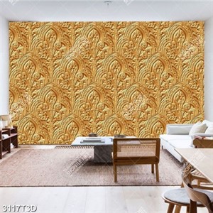 Tranh hoa văn dán tường cực đẹp file PSD