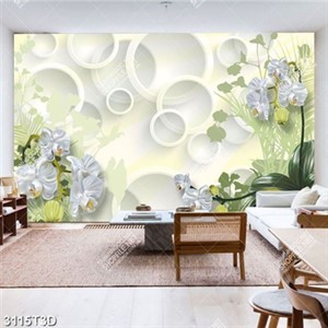 Tranh gắn tường hoa lan trắng chất lượng cao