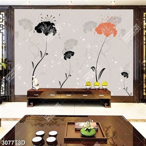 Tranh dán tường hoa ghép cực đẹp