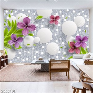 Tranh treo tường hoa 4 cánh đẹp in kính