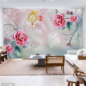 Tranh hoa cẩm chướng 3D chất lượng cao