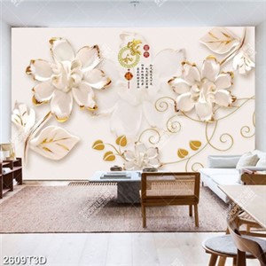 Tranh hoa 3D sang trọng