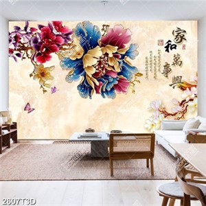 Tranh gắn tường hình hoa màu sắc đẹp