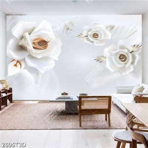 Tranh hoa hồng 3D in kính chất lượng cao