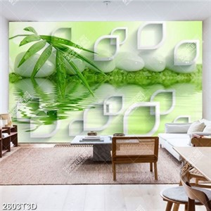 Tranh treo tường mặt nước in kính file PSD