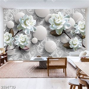 Tranh hoa trên nền họa tiết đẹp in uv