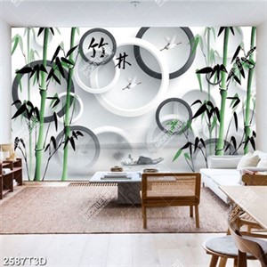 Tranh cây tre gắn tường đẹp file gốc