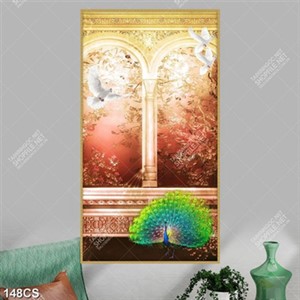 Tranh 3D khung cửa đẹp nghệ thuật