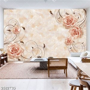 Tranh hoa hồng 3D in kính đẹp file gốc