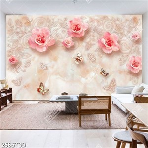 Tranh hoa treo tường in kính