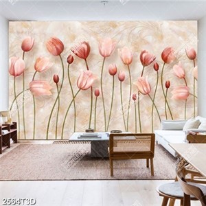 Tranh hoa tulip gắn tường đẹp