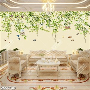 Tranh trang trí tường lá xanh đẹp