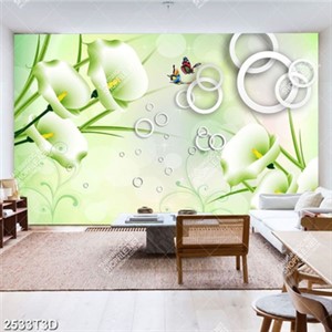 Tranh hoa treo tường nền xanh lá đẹp