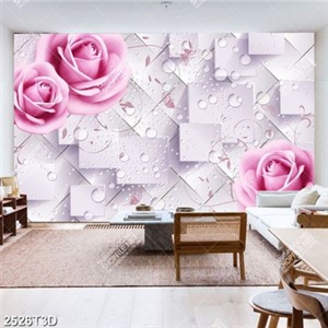 Tranh treo tường hoa hồng 3D đẹp