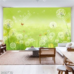 Tranh treo tường bồ công anh bay trong gió