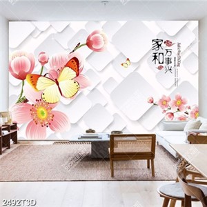 Tranh gắn tường hoa và bướm đẹp chất lượng cao
