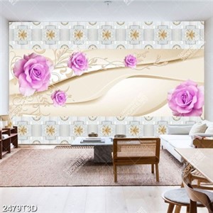 Tranh hoa hoa hồng treo tường in uv xinh