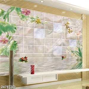 Tranh hoa giả ngọc trên mặt hồ đẹp