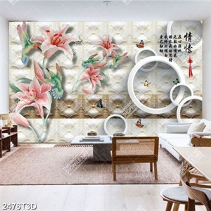 Tranh hoa ly treo tường in uv