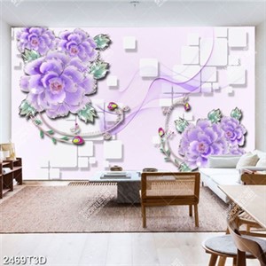 Tranh treo tường hoa tím chất lượng cao