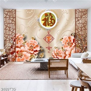 Tranh hoa bên chữ hán chất lượng cao