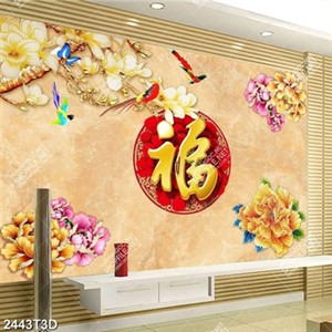 Tranh treo tường hoa và chim chất lượng cao