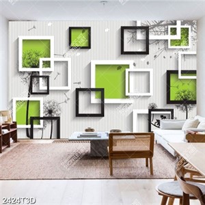 Tranh ô vuông trang trí tường