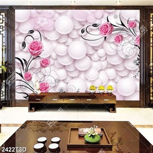 Tranh hoa hồng 3D chất lượng cao