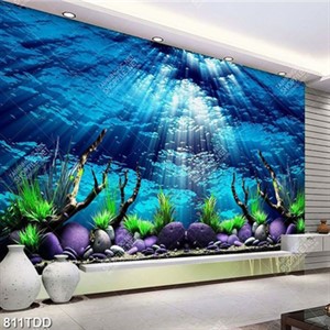 Tranh 3D san hô trang trí đẹp treo tường chất lượng cao