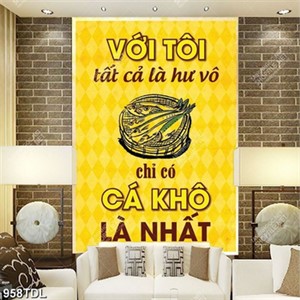 Tranh động lực về yêu cá khô Tranh động lực về yêu cá khô