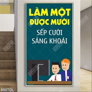 Tranh động lực làm 1 được 10 Tranh động lực làm 1 được 10