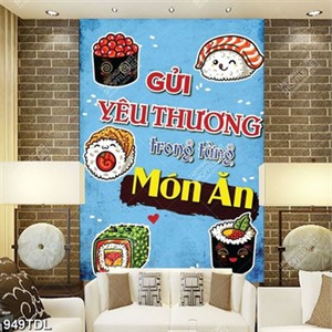 Tranh động lực gửi yêu thương trong món ăn Tranh động lực gửi yêu thương trong món ăn