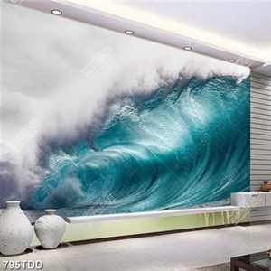 Tranh chất lượng cao sóng thần psd