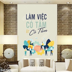 Tranh động lực về làm việc có tâm Tranh động lực về làm việc có tâm