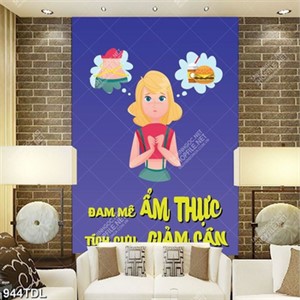 Tranh động lực đam mê ẩm thực tích cực giảm cân Tranh động lực đam mê ẩm thực tích cực giảm cân