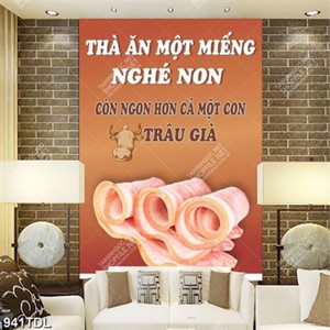 Tranh động lực về ăn thịt nghé Tranh động lực về ăn thịt nghé