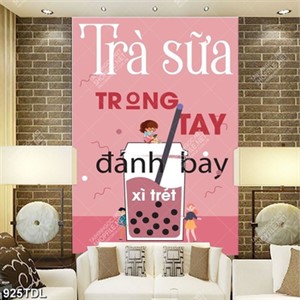 Tranh ca phe động lực về Trà Sữa Tranh ca phe động lực về Trà Sữa