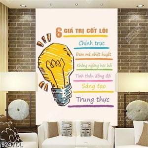 Tranh động lực giá chỉ cốt lõi để làm việc Tranh động lực giá chỉ cốt lõi để làm việc