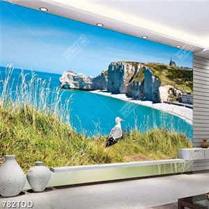 File tranh gốc hòn đảo thơ mộng chất lượng cao