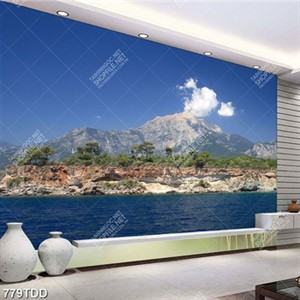 File tranh gốc hòn đảo trên đại dương