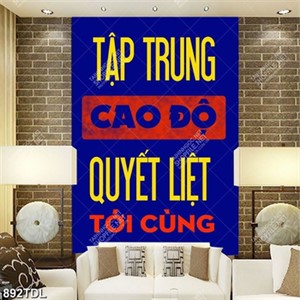 Tranh động lực tập trung cao độ quyết liệt tới cùng Tranh động lực tập trung cao độ quyết liệt tới cùng