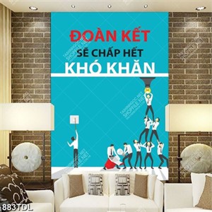 Tranh động lực đoàn kết sẽ chấp hết khó khăn Tranh động lực đoàn kết sẽ chấp hết khó khăn