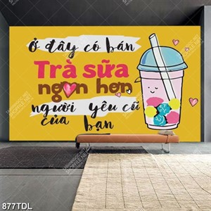 Tranh ca phe động lực trà sữa ngon Tranh ca phe động lực trà sữa ngon