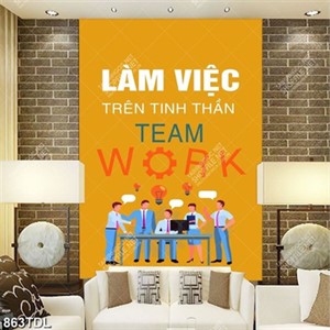 Tranh động lực cổ vũ tinh thần làm việc theo nhóm Tranh động lực cổ vũ tinh thần làm việc theo nhóm