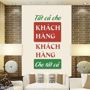 Tranh động lực tất cả cho khách hàng