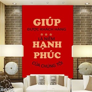 Tranh động lực giúp được khách hàng là hạnh phúc Tranh động lực giúp được khách hàng là hạnh phúc