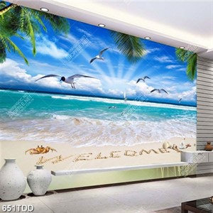 Tranh psd cảnh biển đẹp độc đáo