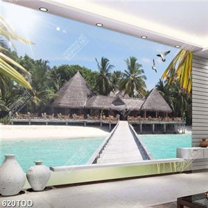 File tranh gốc khu nghỉ dưỡng