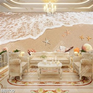 Tranh bãi biển và sao biển chất lượng cao